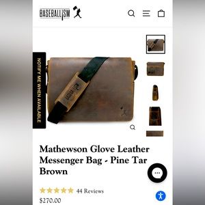 Leather Messenger Bag